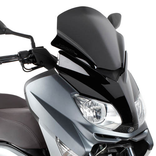 GIVI Parabrezza basso e sportivo nero lucido Yamaha X-Max 125/250 (10>13)