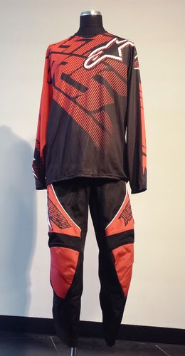 ALPINESTARS Racer completo Cross Mx t-shirt (L) + pantalone (32)