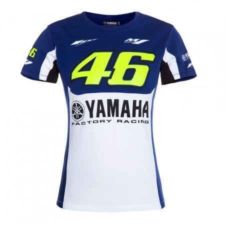 VR46 t-shirt Yamaha dual Donna