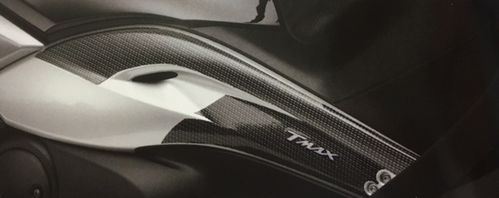 Yamaha T-MAX 500 protezione adesive carbon lock