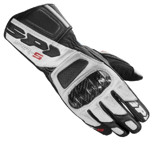 Spidi STR-5 Leather Glove black/white
