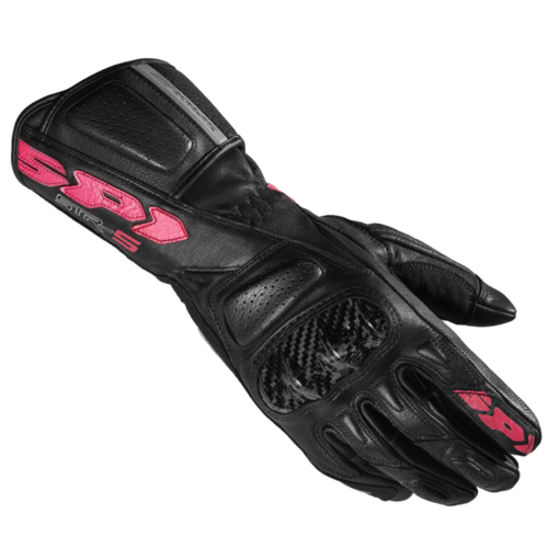 Spidi STR-5 Leather Glove Lady black/fuchsia