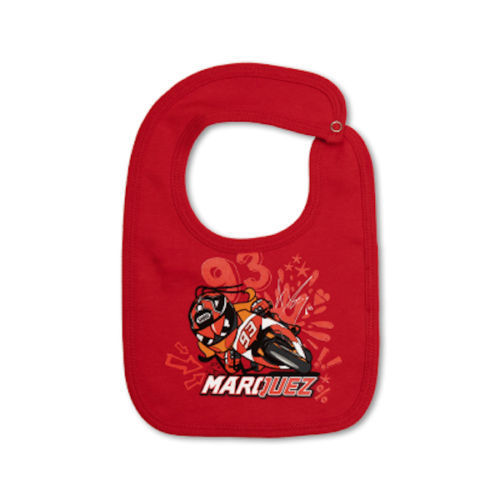 Marc Marquez 93 bavaglino neonato rosso