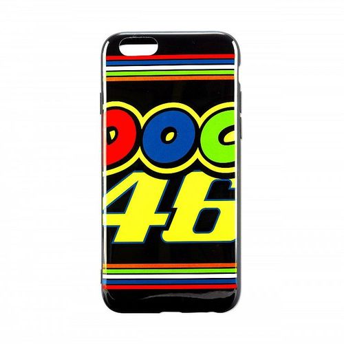 VR46 cover nera Iphone 7 e 8 con 46 e DOC Valentino Rossi