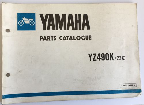 Yamaha catalogo ricambi YZ490K (23X)