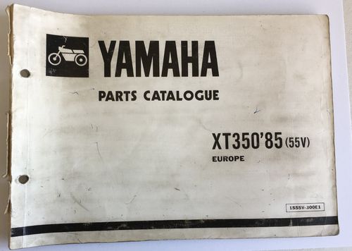 Yamaha catalogo ricambi XT350 '85 (55V) Europa
