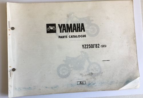 Yamaha catalogo ricambi YZ250J '82 (5X5)