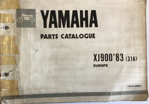 Yamaha catalogo ricambi XJ900 '83 (31A) Europa