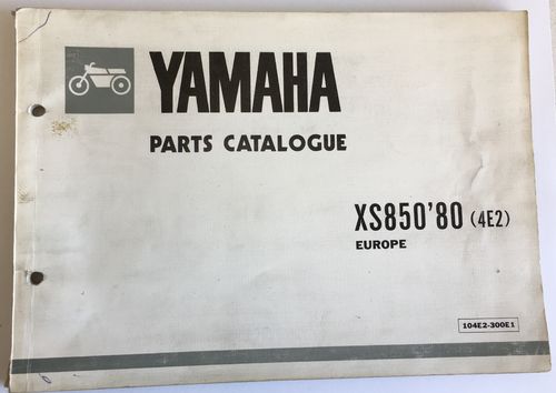 Yamaha catalogo ricambi CS850 '80 (4E2) Europa
