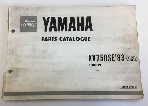 Yamaha catalogo ricambi XV750SE '83 (5G5) Europa