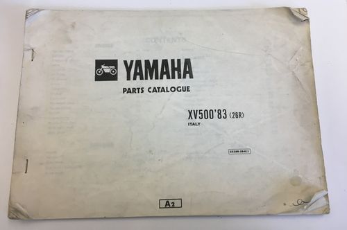 Yamaha catalogo ricambi XV500 '83 (26R) Italia