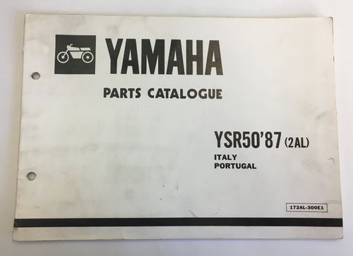 Yamaha catalogo ricambi YSR50 '87 (2AL) Italia/Portogallo