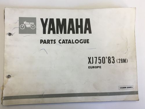 Yamaha catalogo ricambi XJ750 '83 (28M) Europa