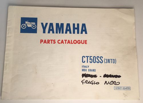Yamaha catalogo ricambi CT50SS (3NTC) Italia