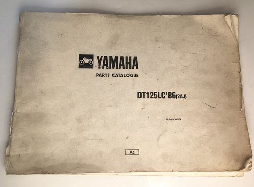Yamaha catalogo ricambi DT125LC '86 (2AJ)
