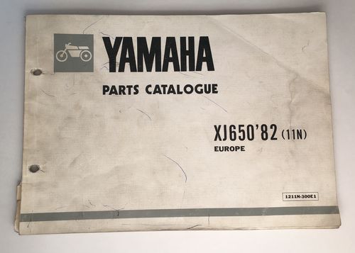 Yamaha catalogo ricambi XJ650 '82 (11N) Europa