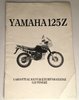 Belgarda Varianti al manuale di riparazione Yamaha 125 Z Tenerè