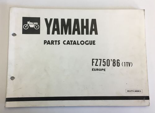 Yamaha catalogo ricambi FZ750 '86 (1TV) Europa