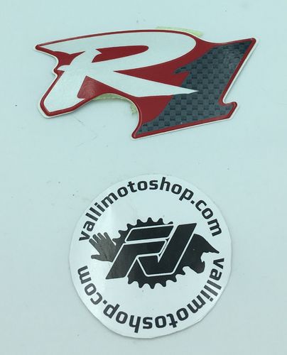 Yamaha emblema R1 per rosso vrc/nero bl2 R1 1998-2001
