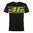 VR46 T-shirt nera da uomo Stripes 46 Valentino Rossi