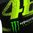 VR46 T-shirt nera da donna Monster Valentino Rossi
