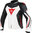 Dainese giacca pelle Assen bianco/nero/rosso