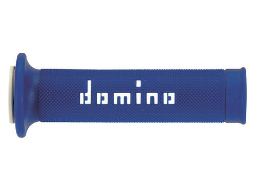 Domino coppia manopole Blu-Bianco