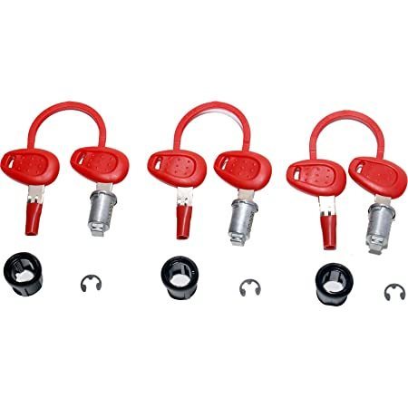 GIVI key kit for cases with bushing - 3-piece kit