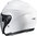 HJC I30 semi mat WHITE jet helmet