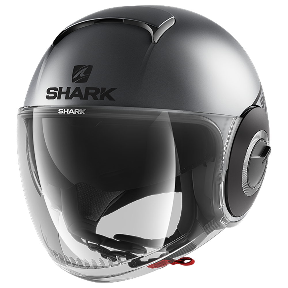 Shark casco NANO STREET NEON MATT ANTRA - Valli Moto Shop